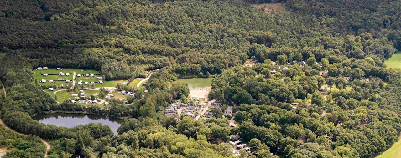 Ferienhäuser in grün